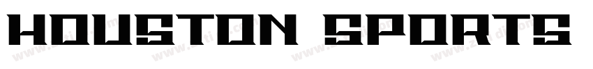 Houston Sports Font字体转换